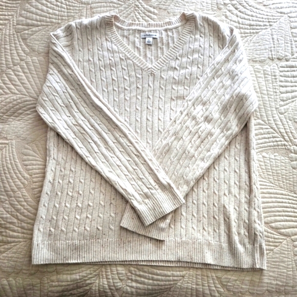 Croft&Barrow Cable Knit Sweater - Picture 6 of 6